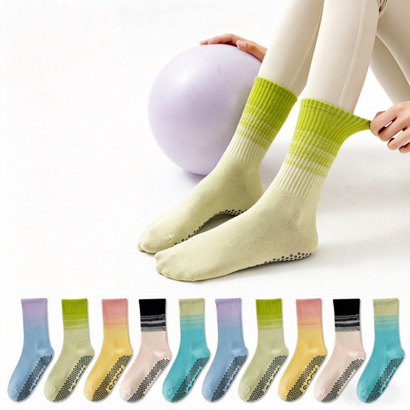 Pilates Yoga &A - Dreamlikelin 1 Paar Damen-Yoga-Socken, Wadenlange Socken