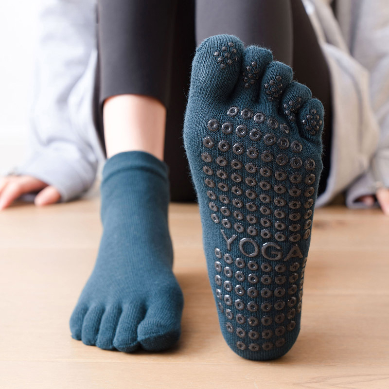 Pilates Yoga &A - Anti-Slip Frauen Pilates Socken Fünf Zehen