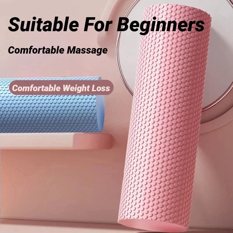 Pilates Yoga Wheel - Sechseckige EVA-Schaumstoff-Yoga-Rolle, 10 cm × 30