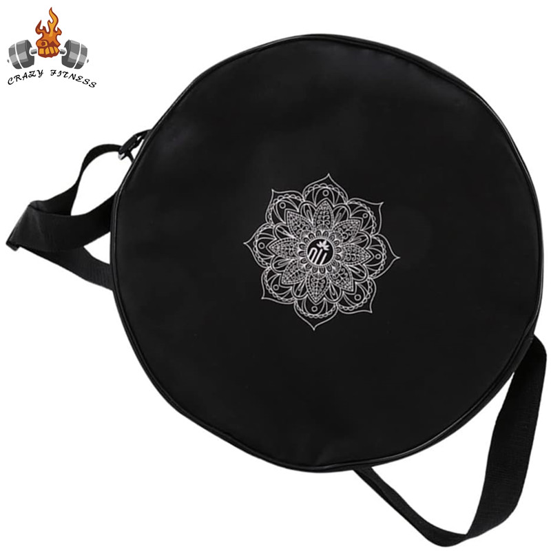 Pilates Yoga Wheel - Yoga Rad Tasche Nylon schwarz Mandala