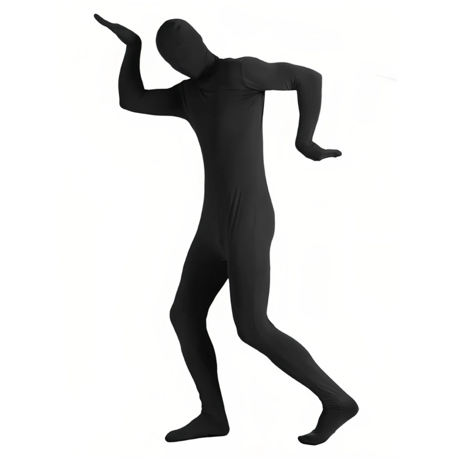Pilates Yoga Outfit - Schwarzer Ganzkörper-Spandex-Jumpsuit Unisex Stretch-Zentai-Anzug für Tanz