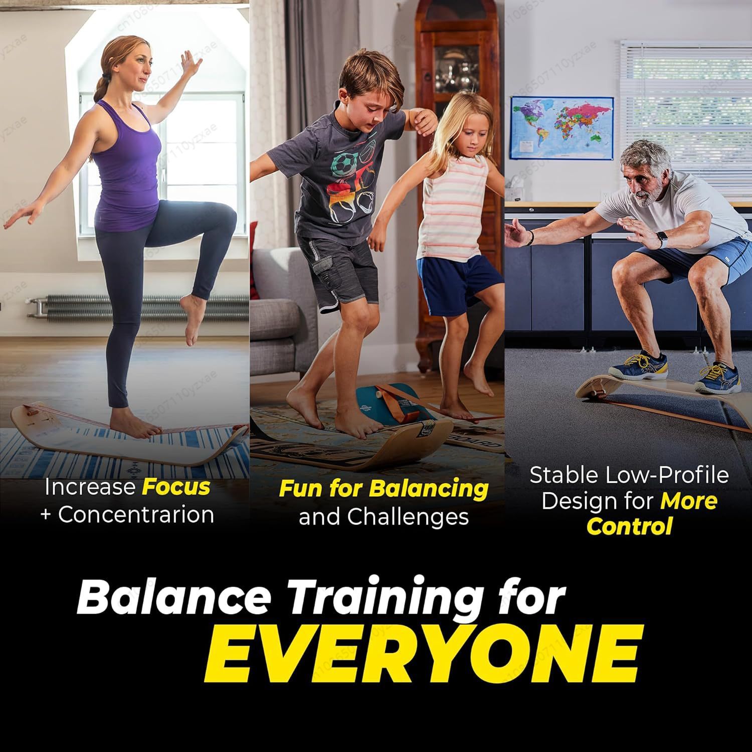 Slackline Balance Trainer Boar – Pilates Yoga Board Bewertung und Preis