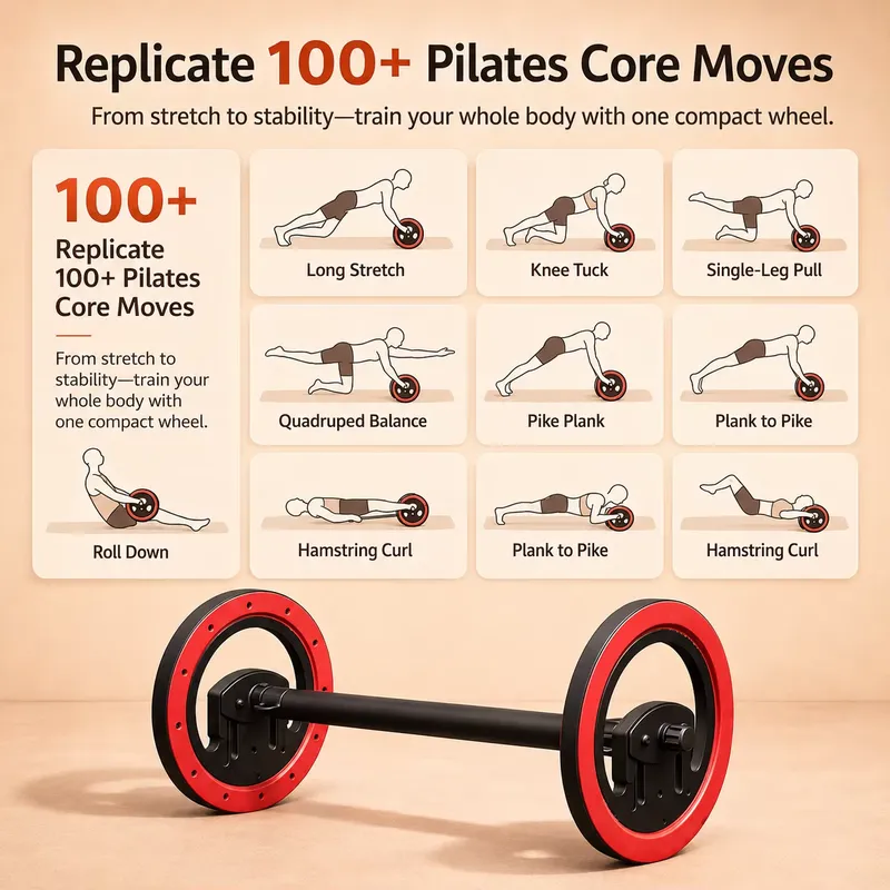 Pilates-Yoga-Rad für Heimfitne – Pilates Yoga Wheel Bewertung und Preis