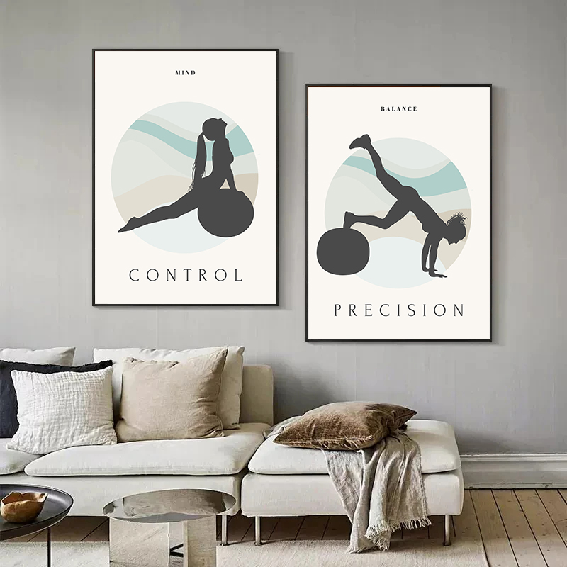 Minimalist ische Pilates Yoga  – Pilates Yoga Quotes Bewertung und Preis