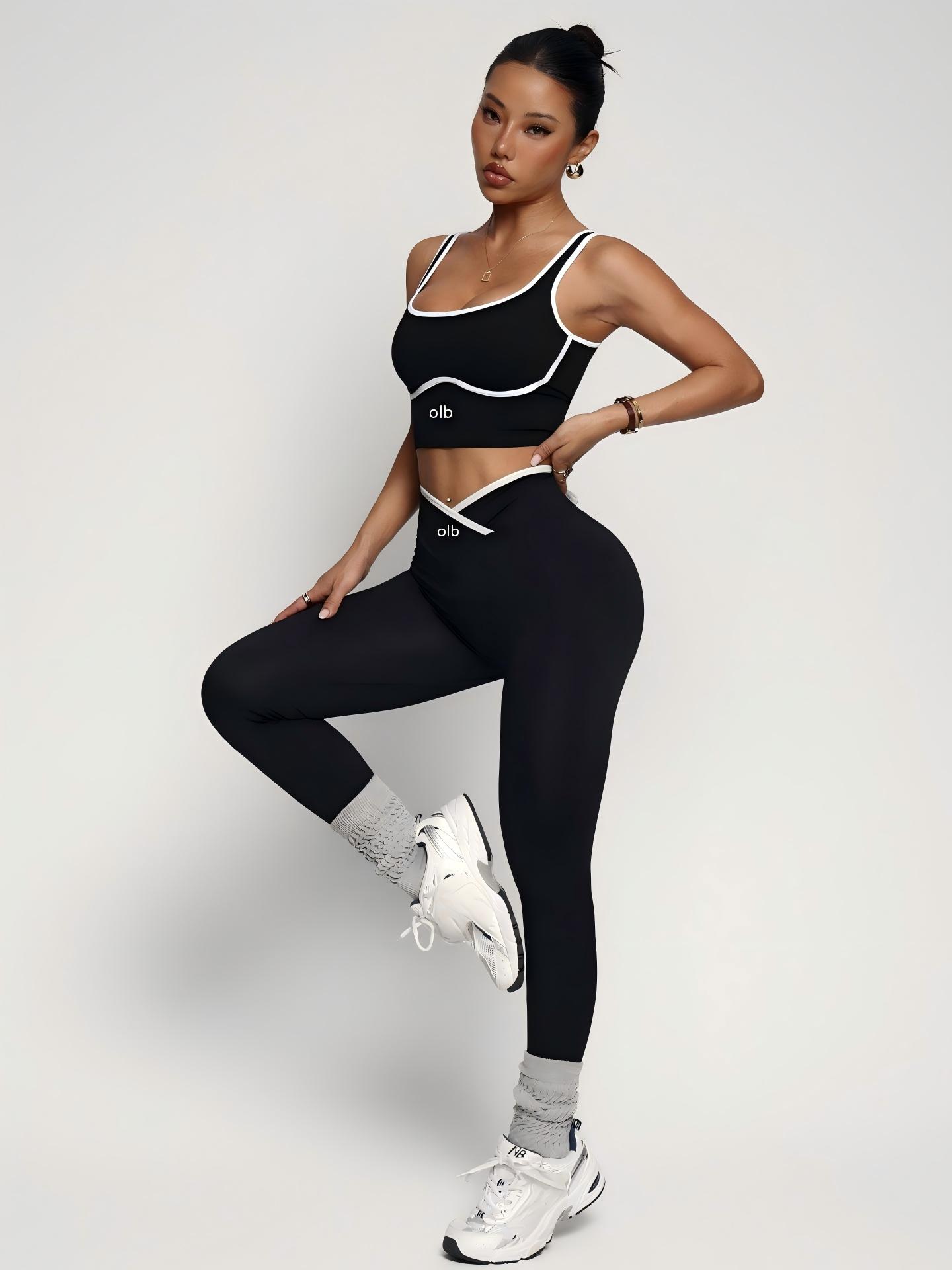 2-teiliger neuer Sport-BH, Wes – Pilates Yoga Outfit Bewertung und Preis