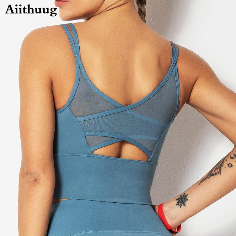 Aiithuug Yoga-BHs, Fitness-Shi – Pilates Yoga Top Bewertung und Preis