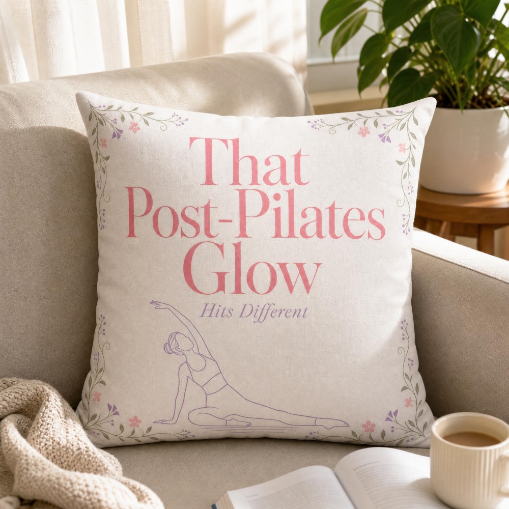 Minimalistisches Blumenranken- – Pilates Yoga Quotes Bewertung und Preis