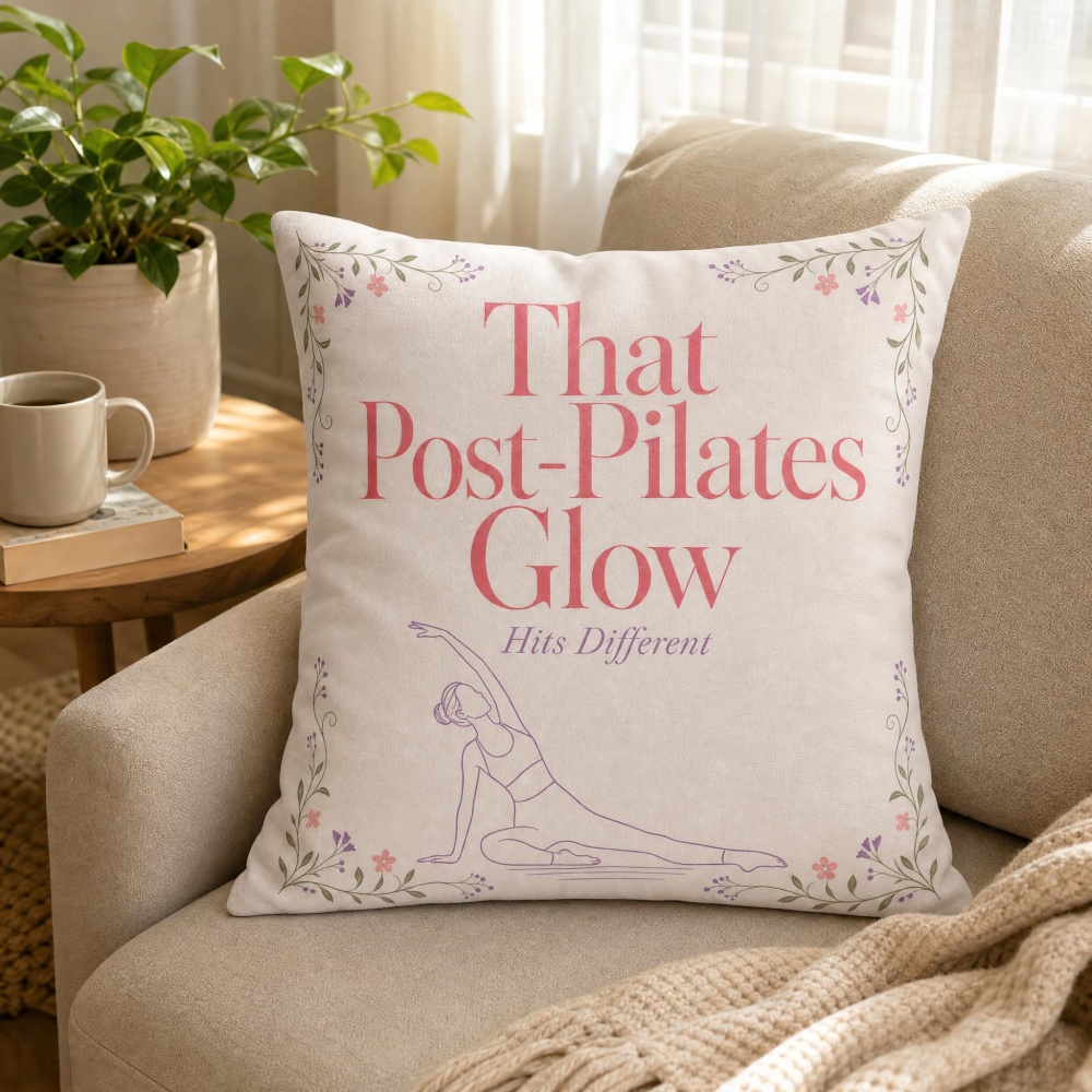 Minimalistisches Blumenranken- – Pilates Yoga Quotes Bewertung und Preis