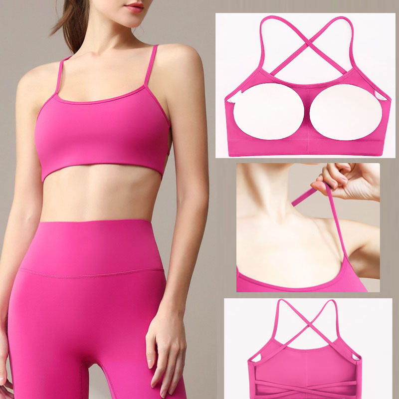 Aiithuug Yoga-BH mit überkreuz – Pilates Yoga Top Bewertung und Preis