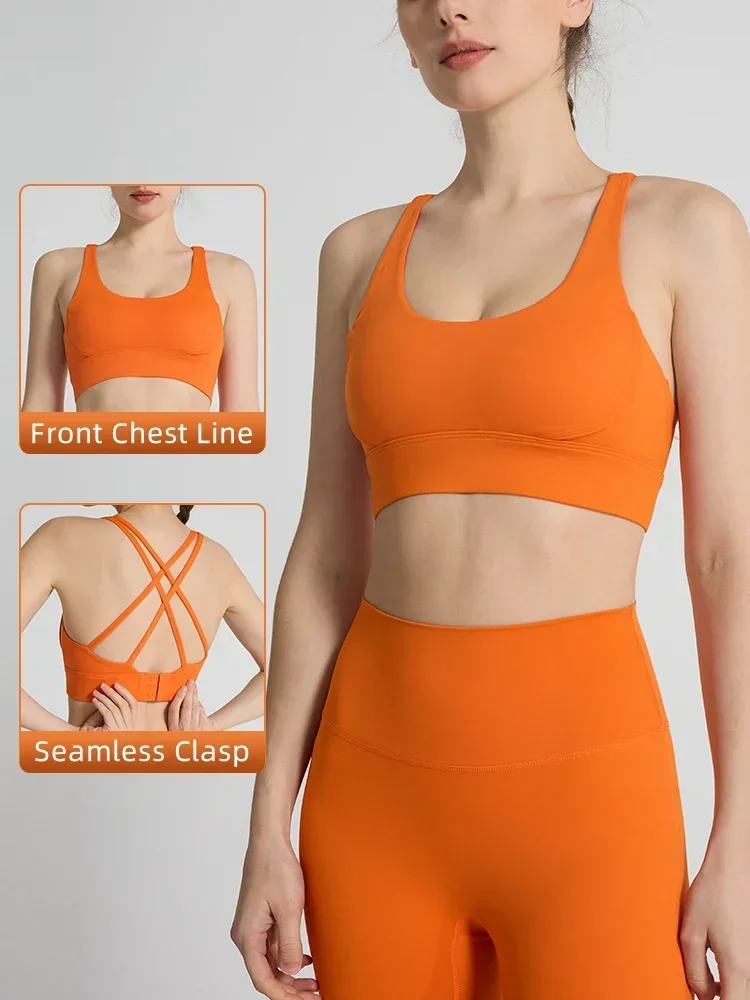 Einfarbig frauen Sport-Bh Sexy – Pilates Yoga Top Bewertung und Preis